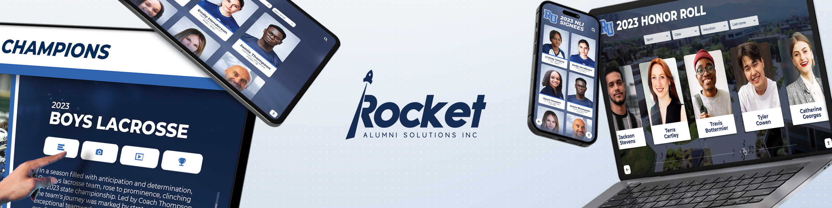 Rocket Alumni Solutions banner