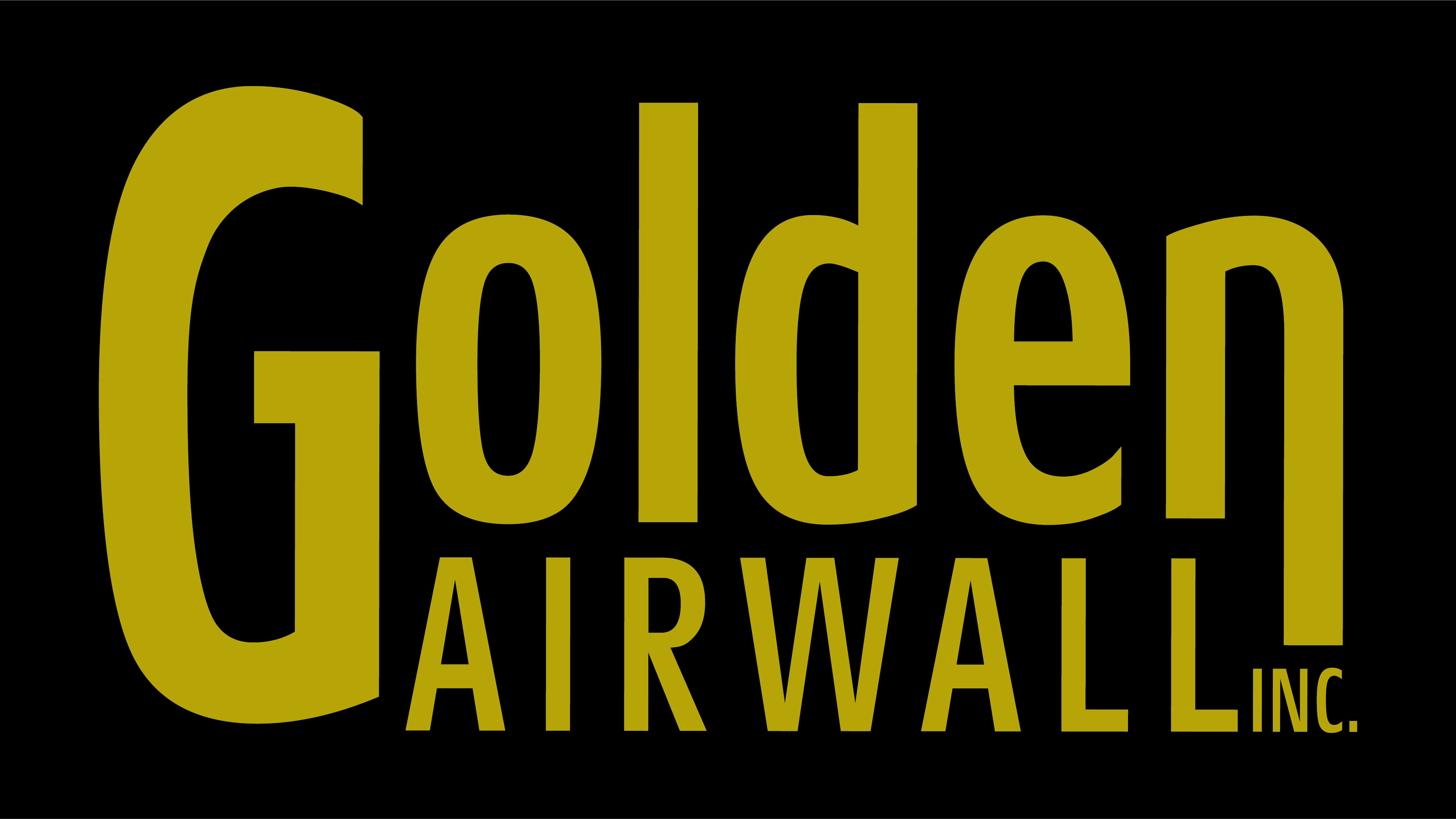 Golden AirWall banner